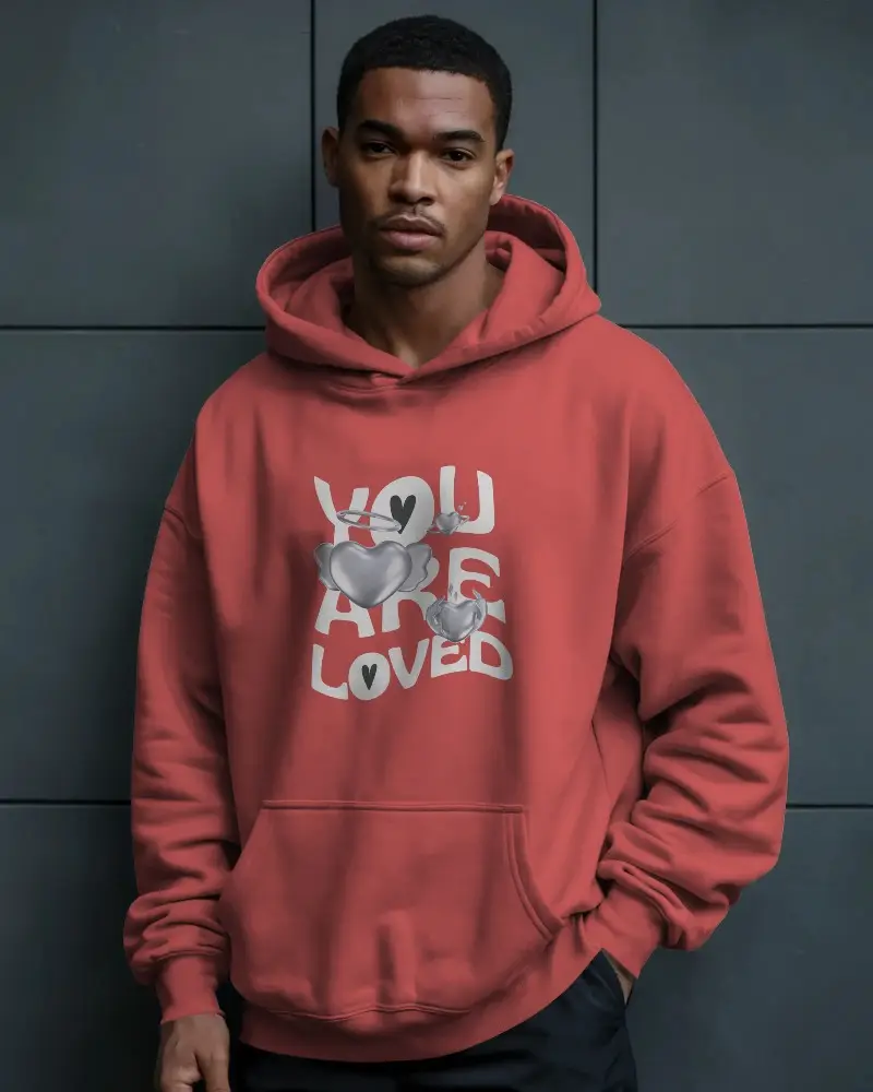 Premium Hoodie Mockup For Men With Comfortable Fit And Modern Streetwear Style Presentation