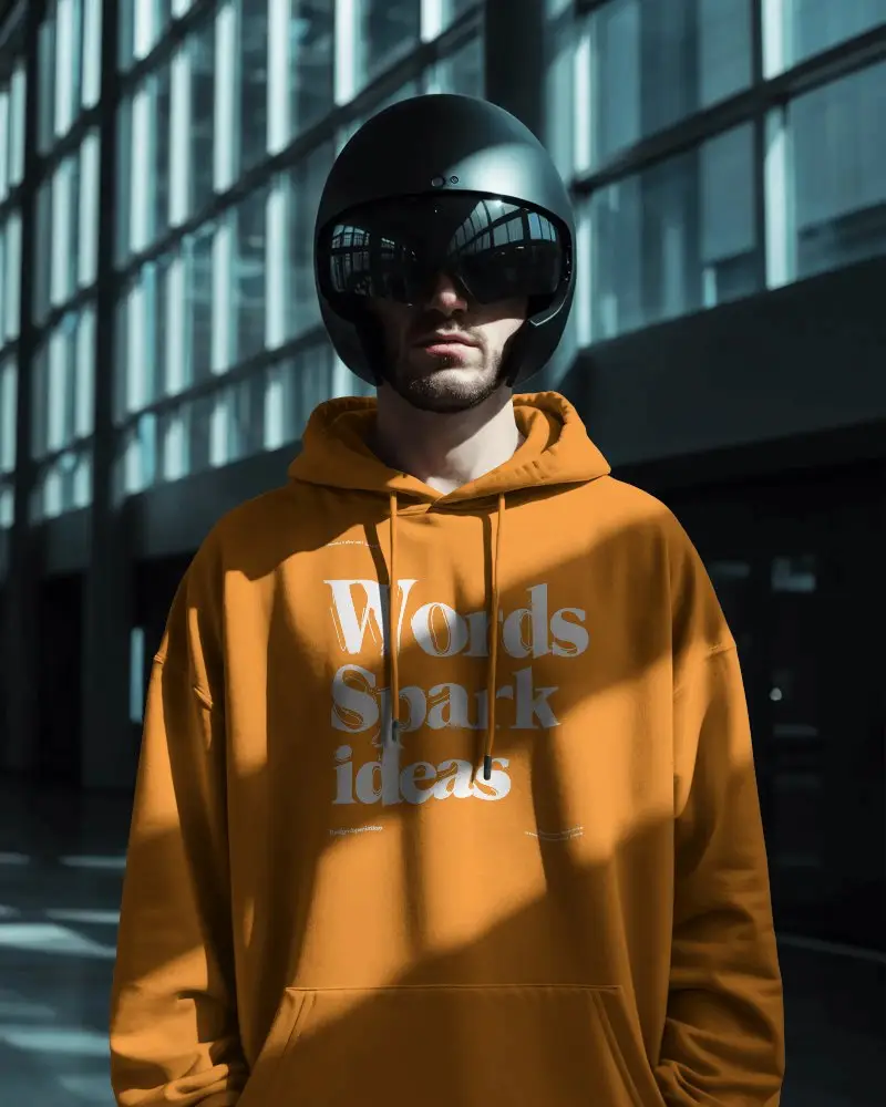 Trendy Casual Hoodie Mockup For Men And Women Made From Soft Breathable Fabric For All Day Wear