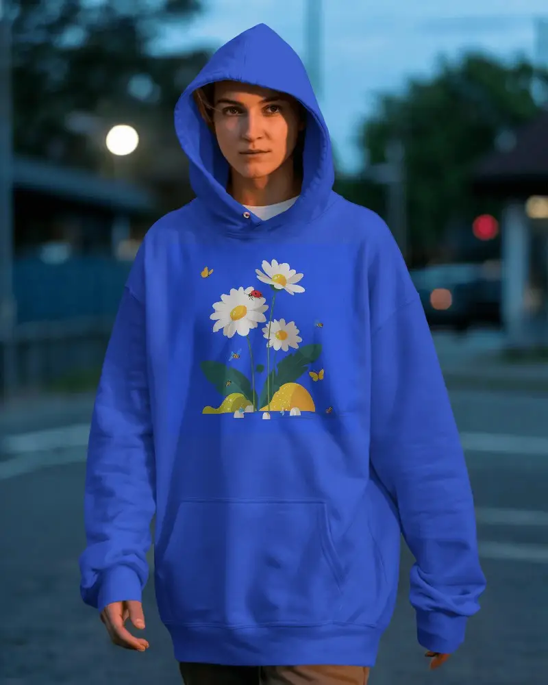 Cozy Comfort Hoodie Mockup For Custom Printing And Streetwear Style Promotion