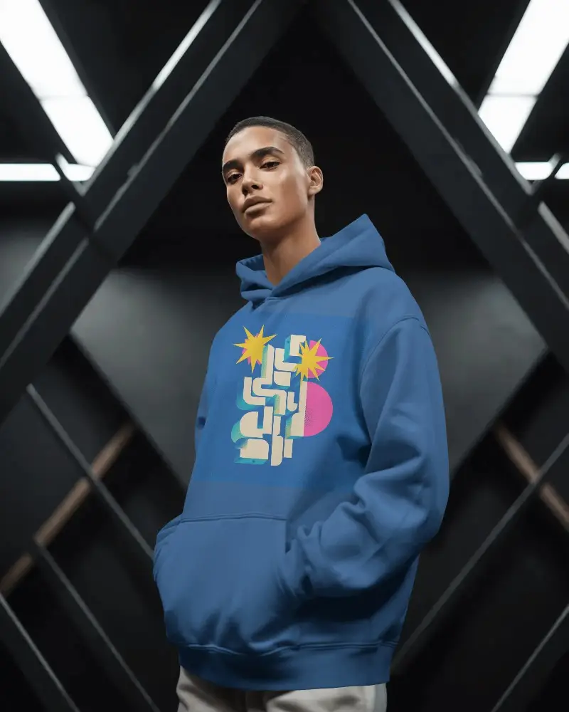 Modern Minimalist Hoodie Apparel Mockup For Custom Logo Design And Brand Promotion