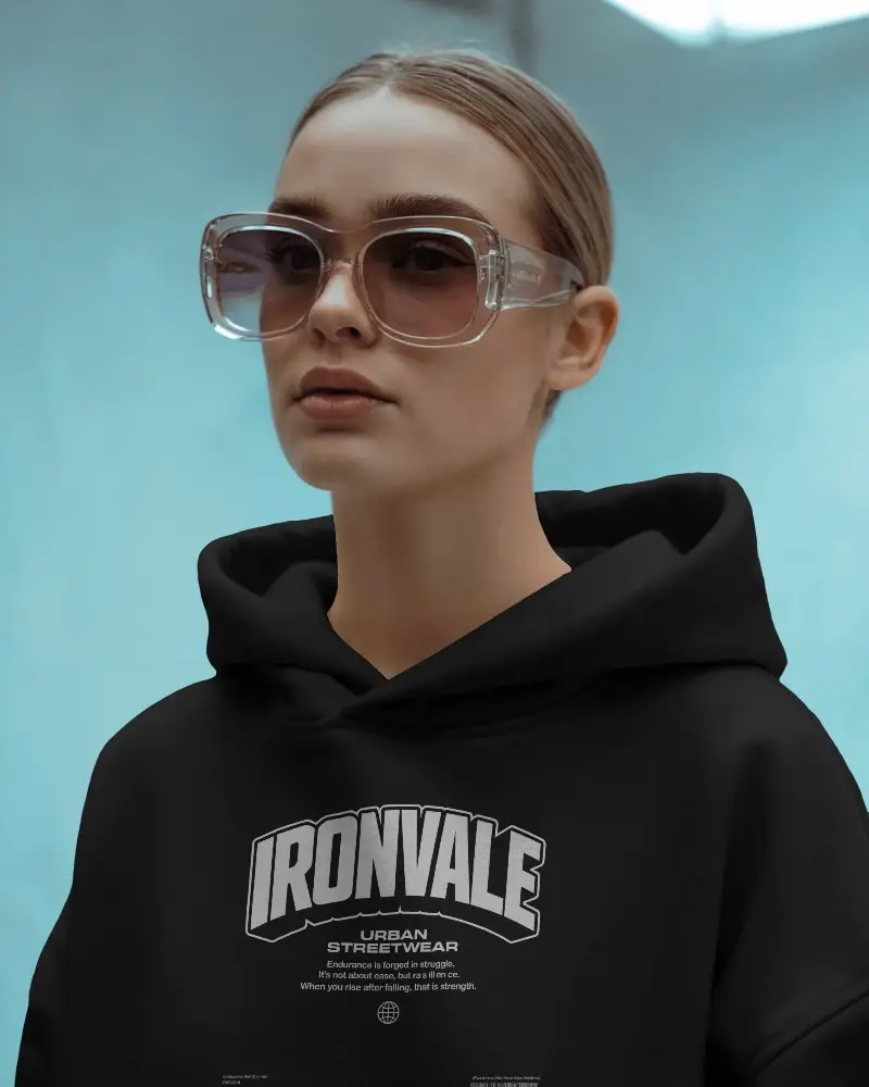 Premium Comfortable Oversized Hoodie Mockup With Soft Fabric And Modern Streetwear Style