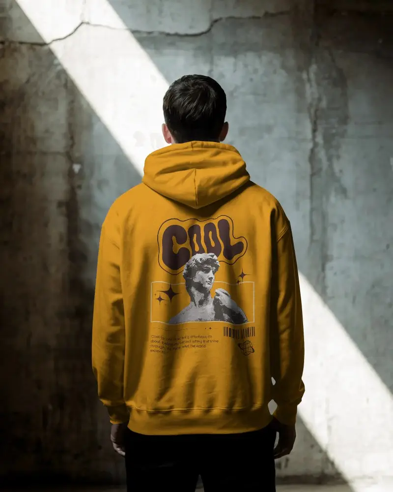 Comfortable Relaxed Fit Hoodie Mockup For Streetwear Brands And Casual Clothing Designs