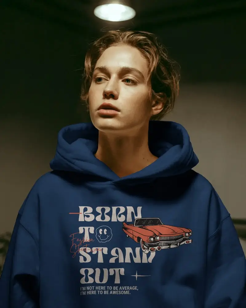 Premium Quality Oversized Hoodie Mockup Template For Modern Apparel Showcase