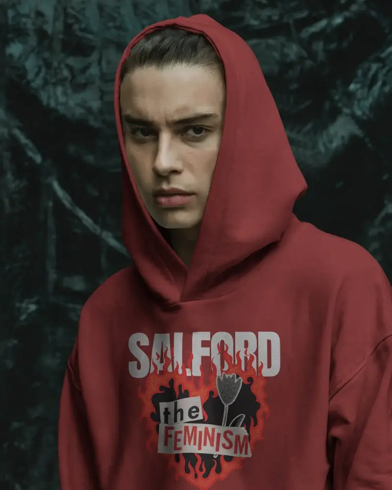 Stylish Men Hoodie Mockup Template For Casual Outfit Advertising And Retail Marketing