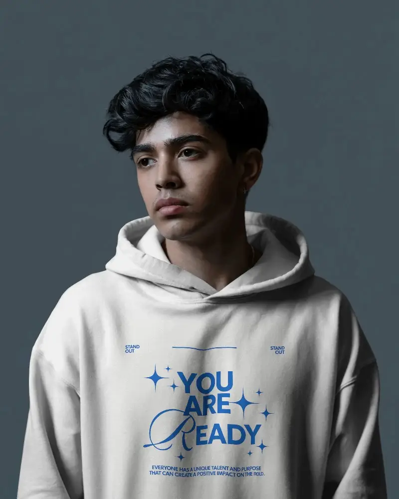 Trendy Comfortable Hoodie Mockup For Urban Casual Wear Promoting Modern Fashion Brand