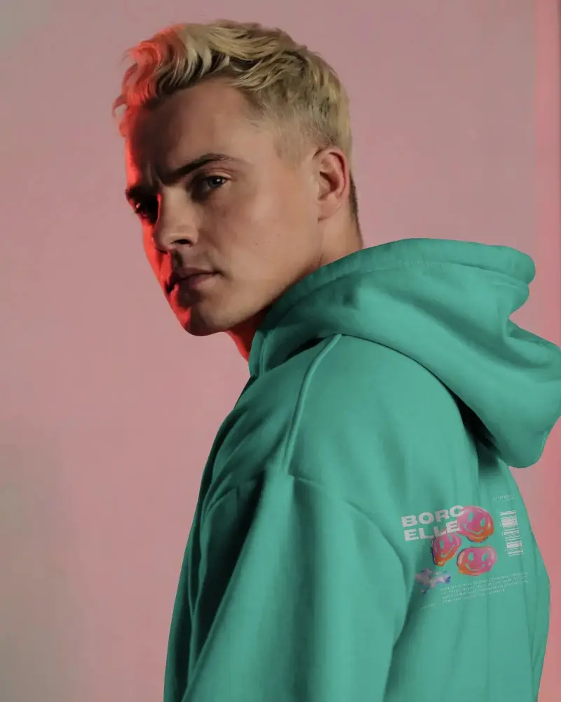 Premium Quality Hoodie Mockup With Modern And Minimalist Men Stylish Casual Wear For Brands