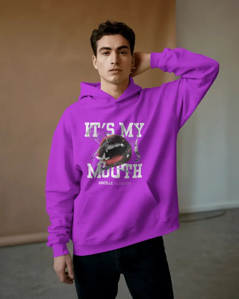 Premium Quality Soft Hooded Mockup For Men With Kangaroo Pocket Easy Care Durable