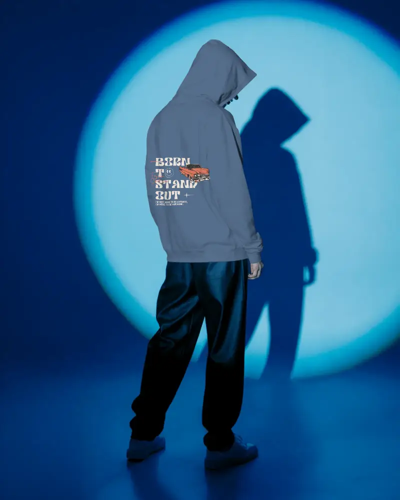 Casual Urban Style Hoodie Mockup For Streetwear Fashion Brand Promotions Online Use