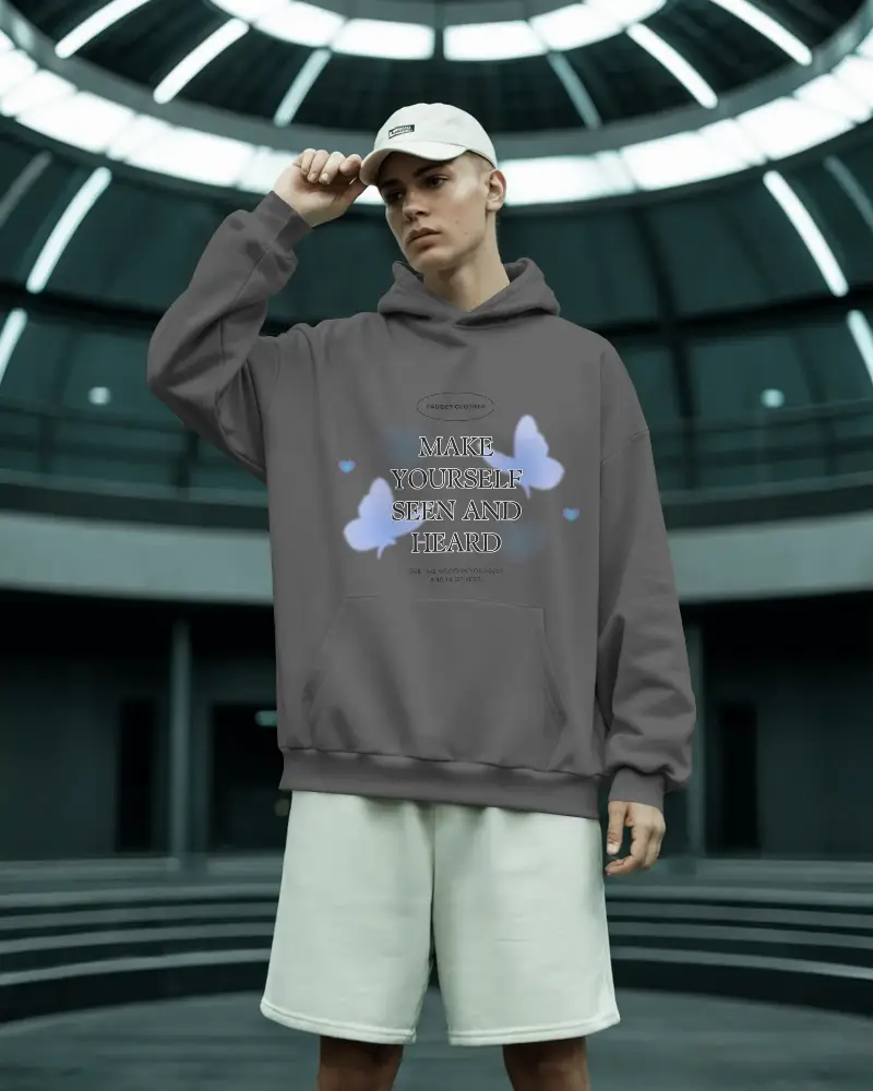 Trendy Urban Hoodie Mockup Showcasing Modern Design And Versatile Wear For Street Style Enthusiasts