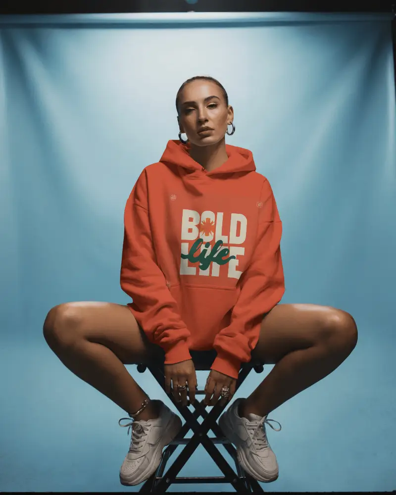 Stylish Relaxed Fit Hoodie Mockup For Casual Wear Perfect For Layering In All Seasons