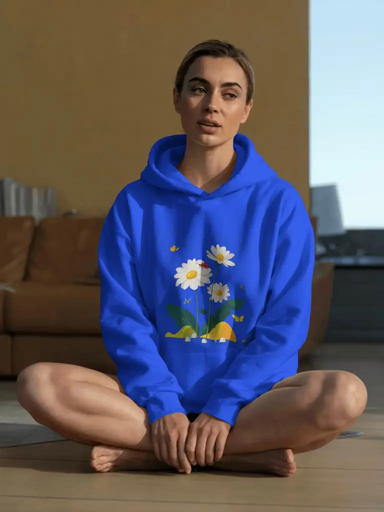 Cozy Relaxed Fitted Hoodie Mockup Loungewear And Casual Wear Perfect For All Season Comfort