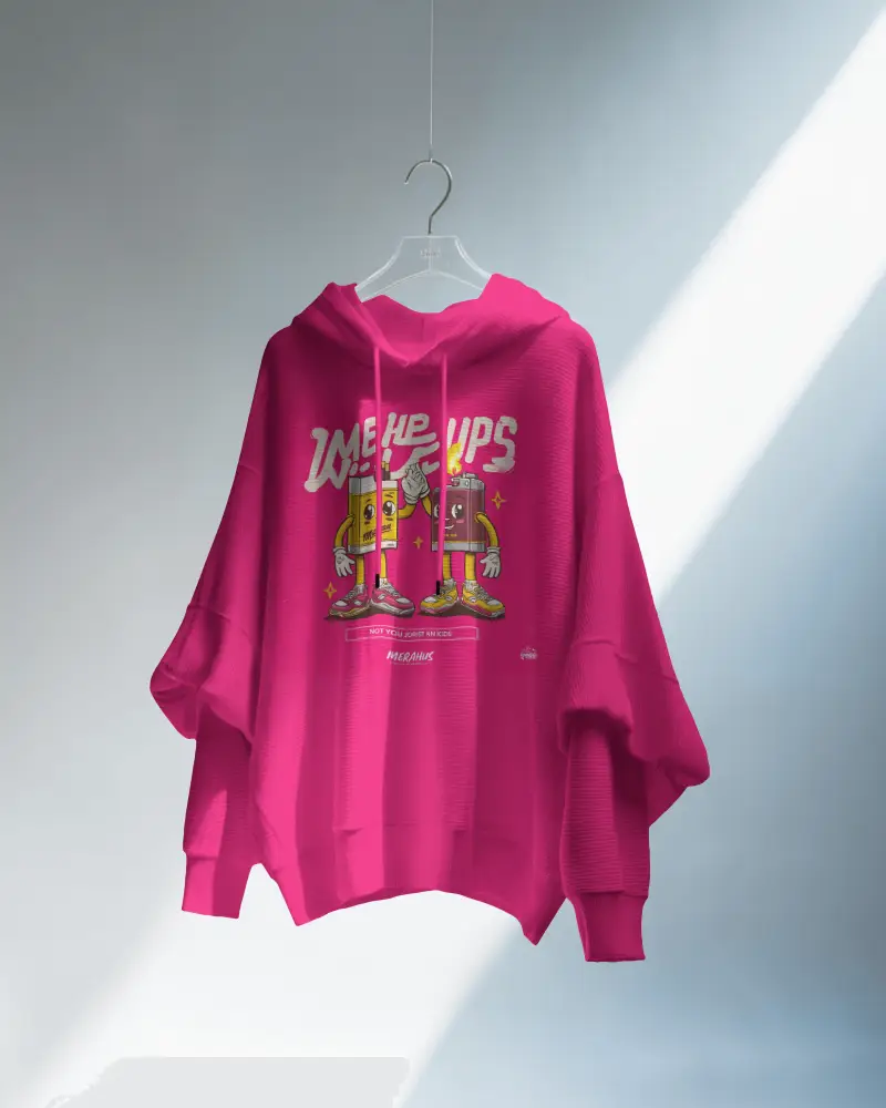 Hanging Hoodie Mockup Under Spotlight Dramatic Light Beam Minimal Studio Product Display