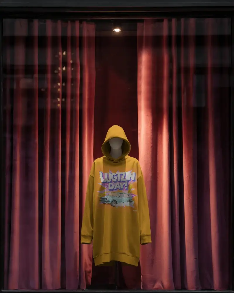 Comfortable Loose Fit Hoodie Mockup For Casual Wear Premium Quality Stylish Sweatshirt Apparel