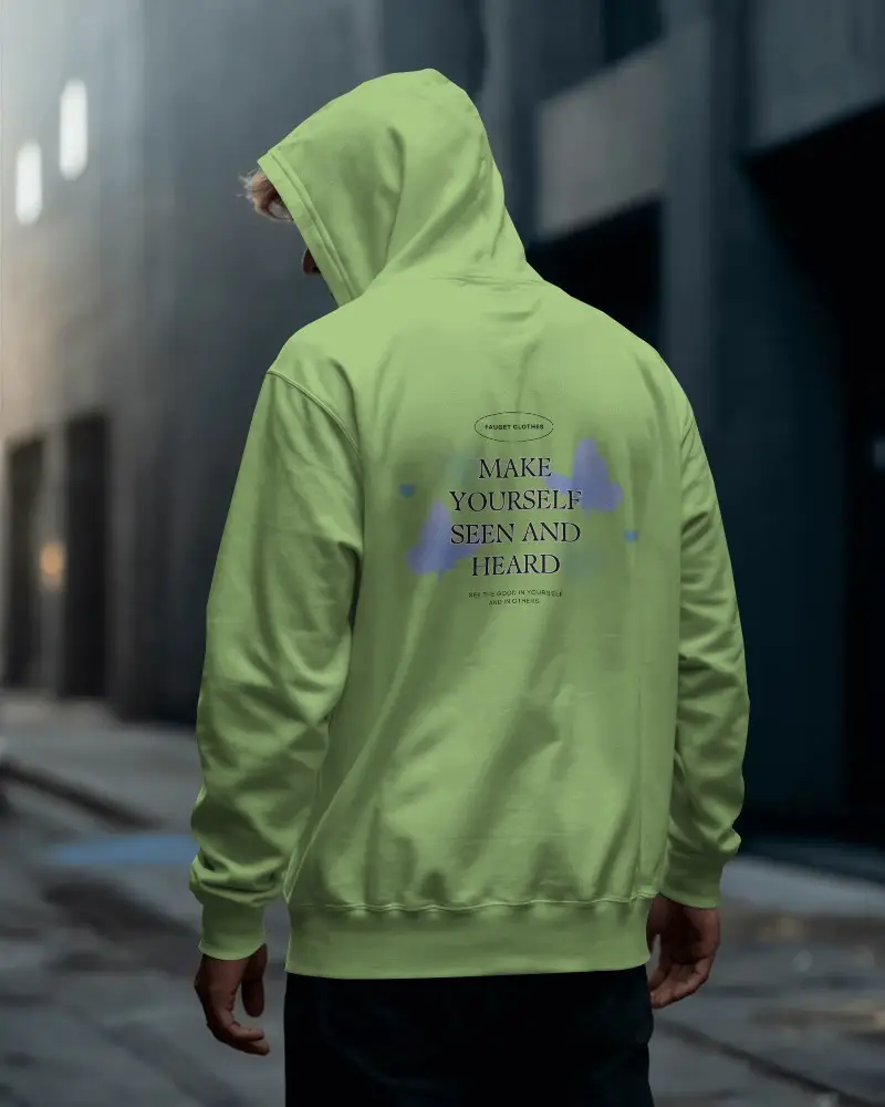 High Quality Blank Hoodie Mockup For Showcasing Design Ideas And Brand Logos