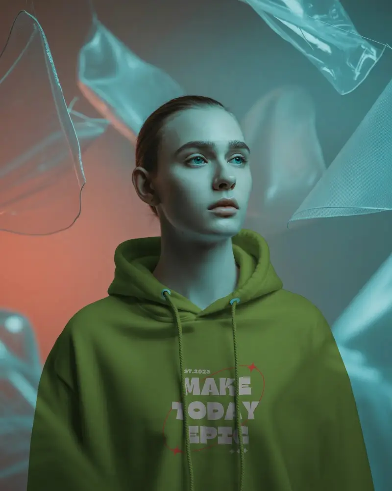 Modern Minimalist Hoodie Mockup For Urban Fashion Brands And Streetwear Designs Online