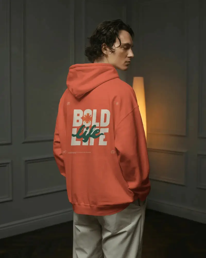 Stylish Comfortable Oversized Hoodie Mockup For Custom Urban Fashion Design Showcase