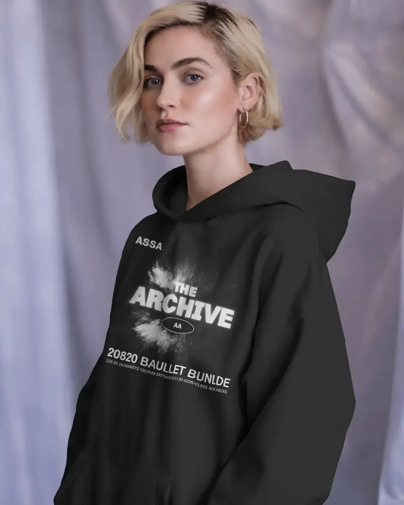 Modern Loose Fit Hoodie Mockup For Fashion Brands And Online Stores Promo Use