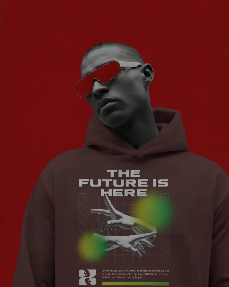 Casual Comfort Oversized Hoodie Mockupwith Relaxed Fit For Everyday Style