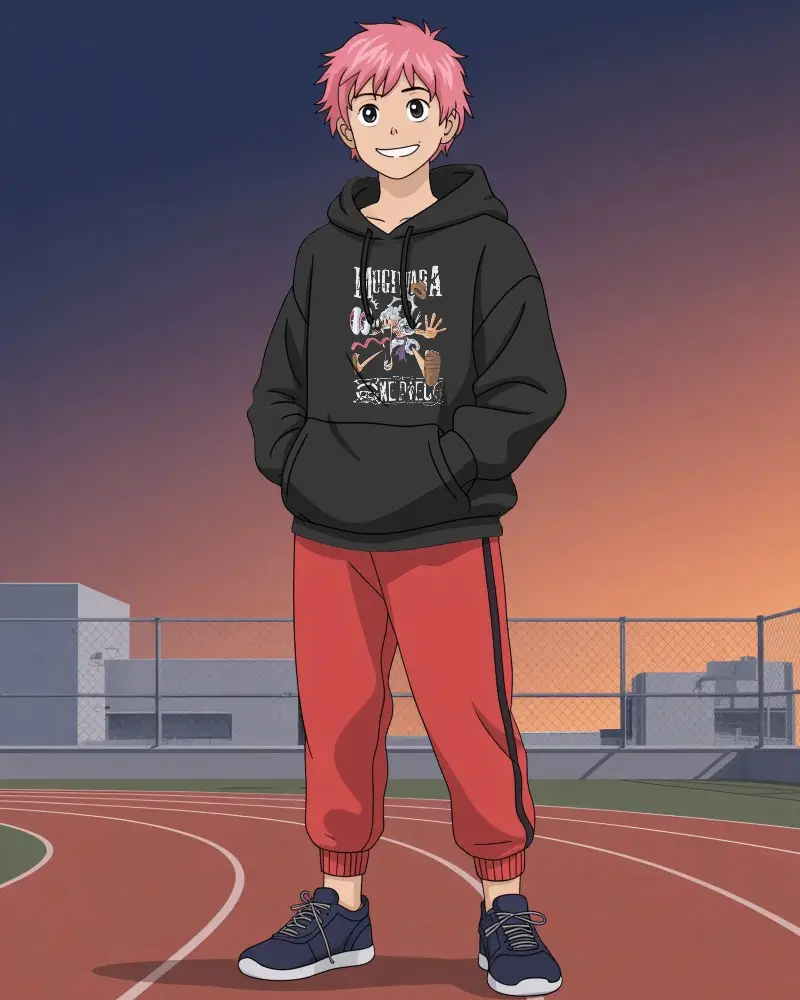 Oversized Relaxed Anime Fit Hoodie Mockup With Hood And Long Sleeves For Unisex Fashion