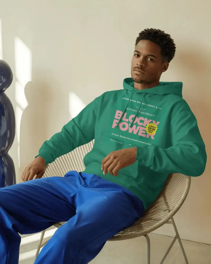 Stylish Modern Hoodie Mockup Showcasing Versatile Wear And Comfortable Fabric