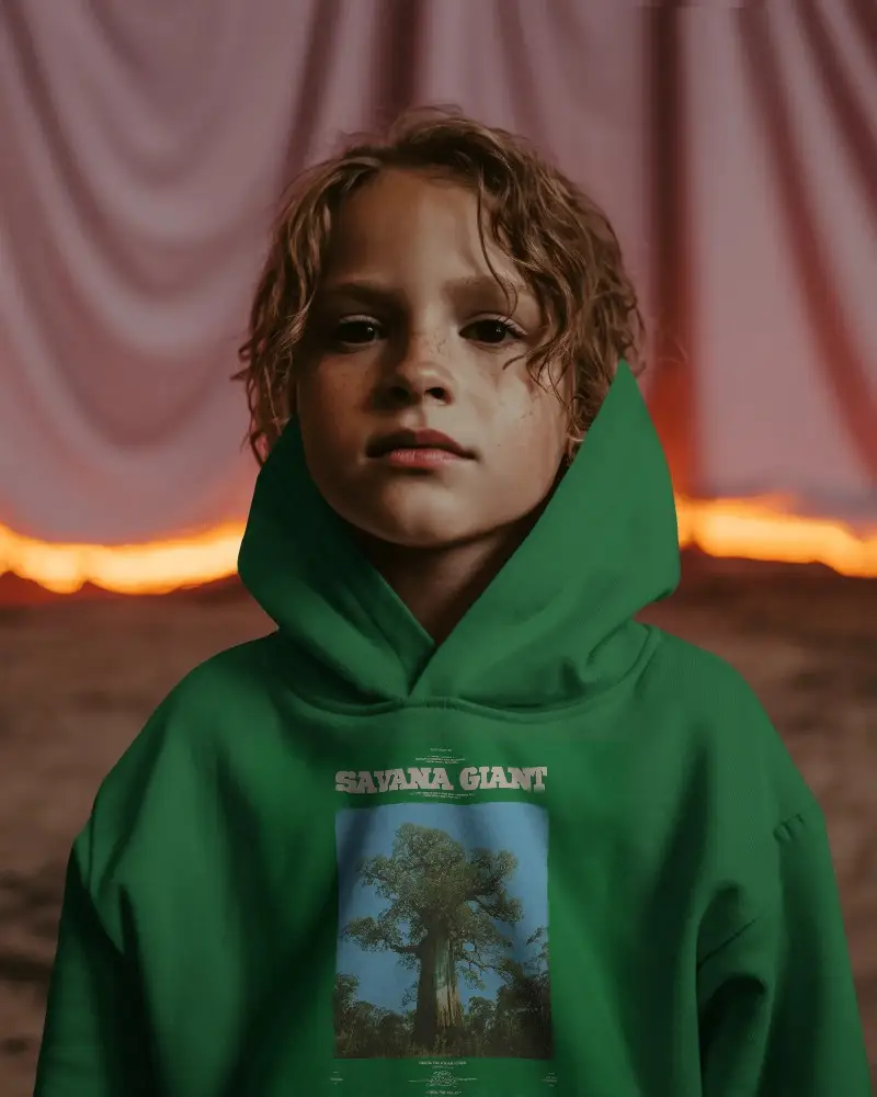 Trendy Comfortable Long Sleeve Youth Hoodie Mockup For Casual Streetwear And Outdoor Activities