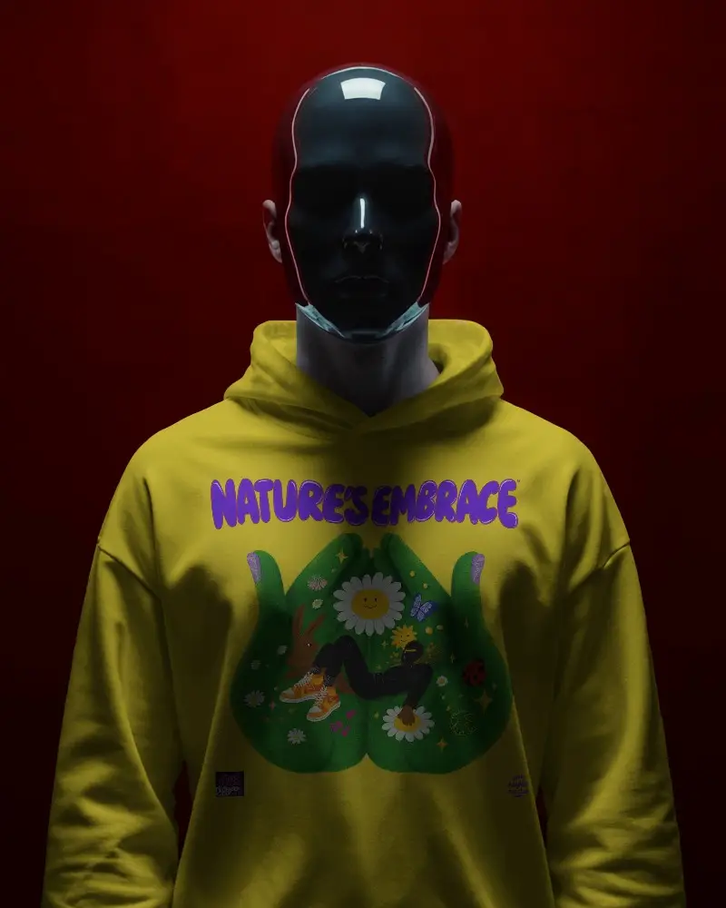 Premium High Quality Hoodie Mockup For Apparel Designs And Online Retail Showcase Presentation