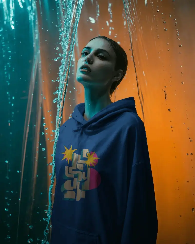 Urban Streetwear Hoodie Mockup With High Fashion Modern Appeal And Clean Minimalist Look