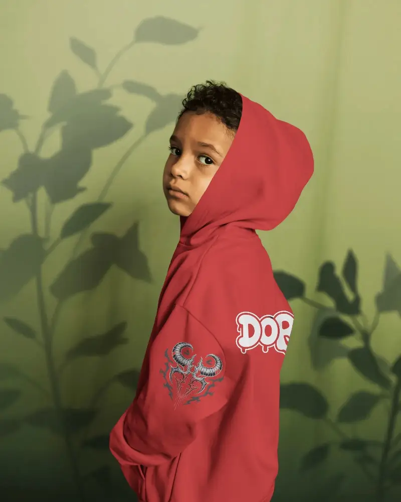 Comfortable Casual Hoodie Mockup With Unique Urban Style For Kids And Youth Fashion
