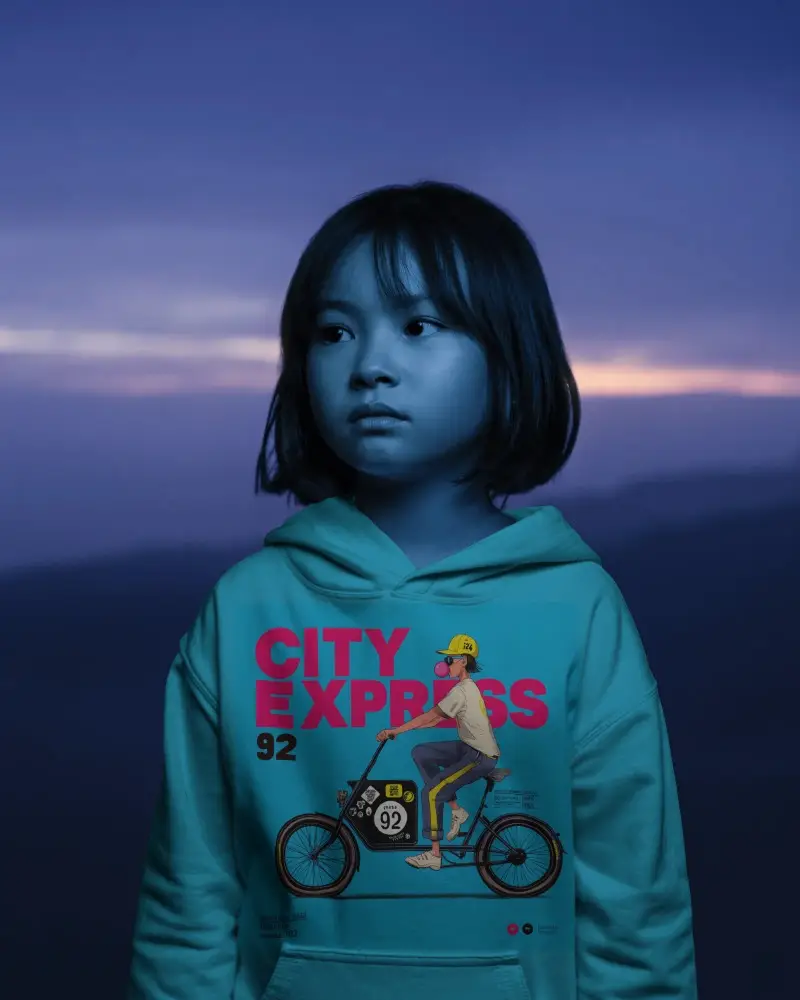 Modern Kids Comfort Hoodie Mockup With Soft Fabric For Casual Wear Outdoor Activities Best Fit