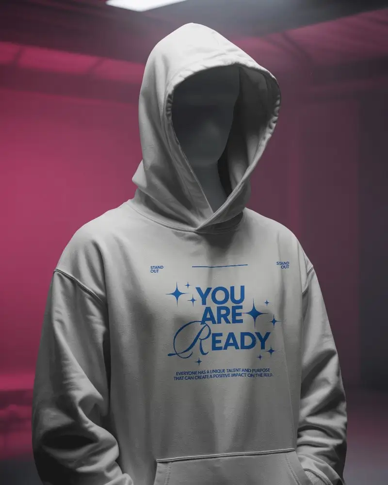 Photo Realistic Hoodie Mockup Template For Branding And Fashion Design Presentations