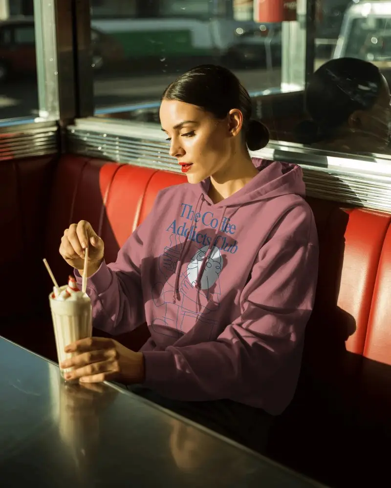 Trendy Modern Hoodie Mockup Showcasing Durable Fabric And Clean Minimalist Design