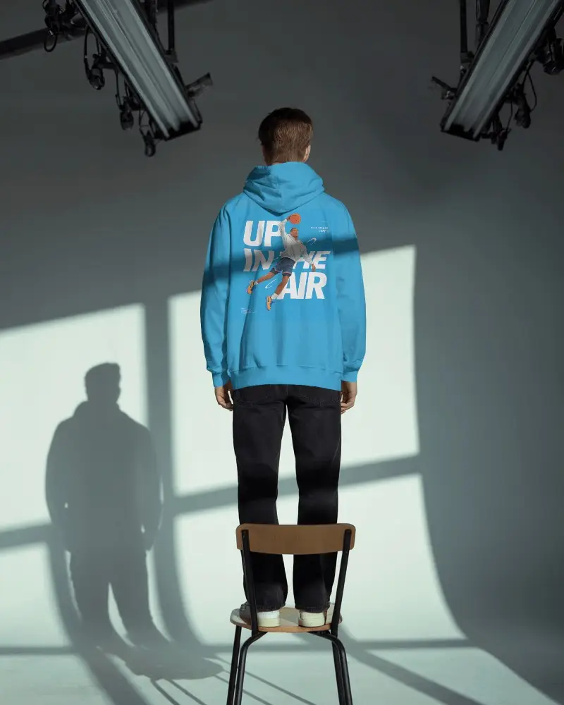 Stylish Relaxed Fit Hoodie Mockup Showcasing Versatile Wear For Everyday Casual Modern Look