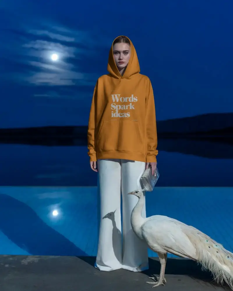 Stylish Comfortable Urban Hoodie Mockup For Casual Wear And Chic Outfit Designers