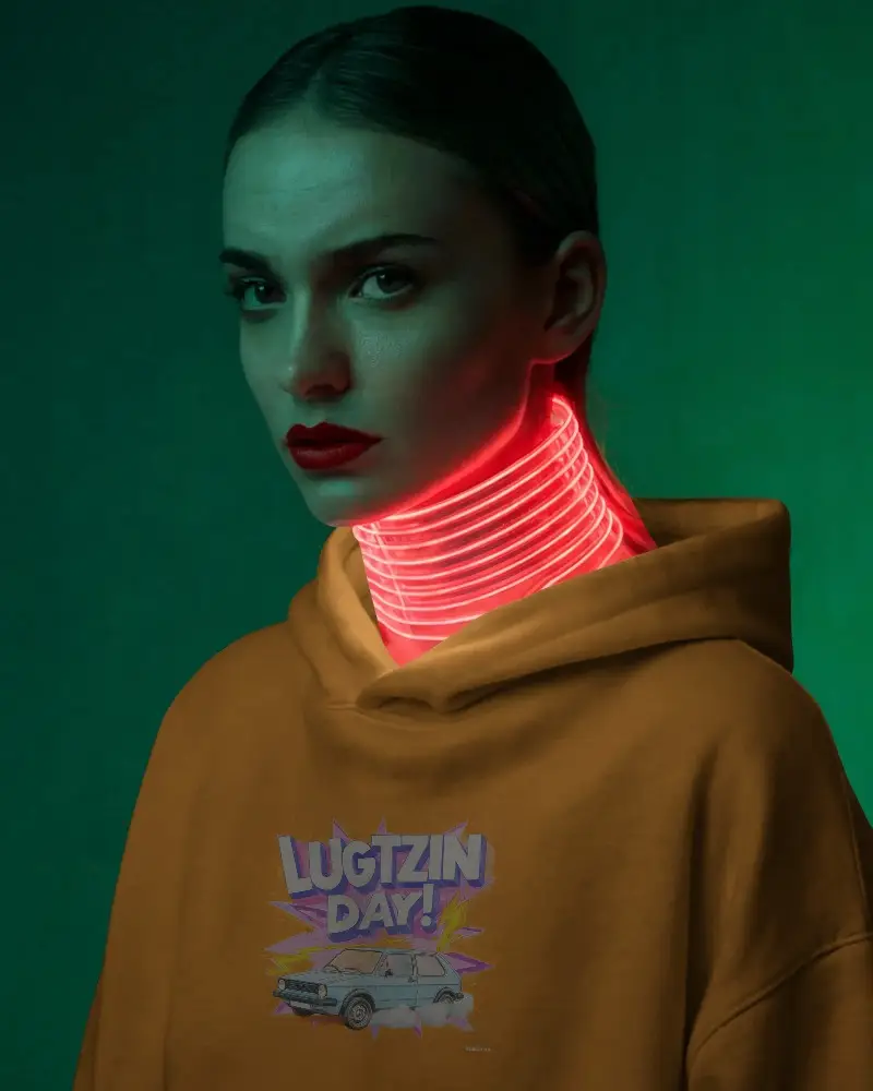 Urban Streetwear Hoodie Mockup With Oversized Fit And Minimalistic Design For Branding