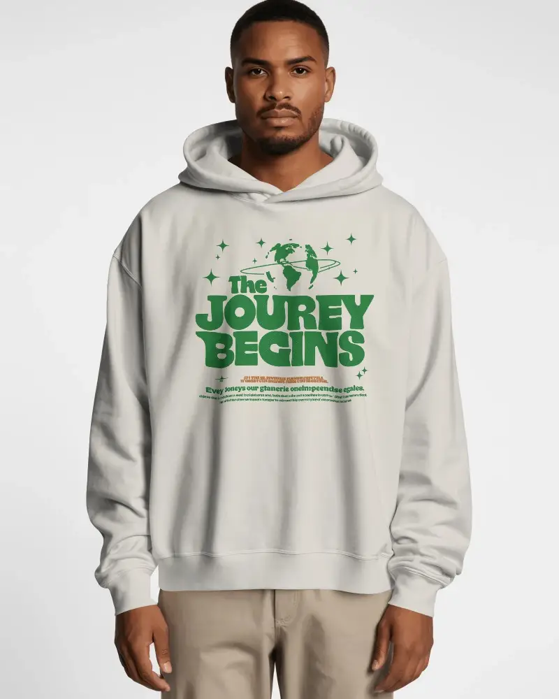 Stylish Relaxed Fit Hoodie Mockup For Cool Weather Layered Outfit Comfortable And Breathable