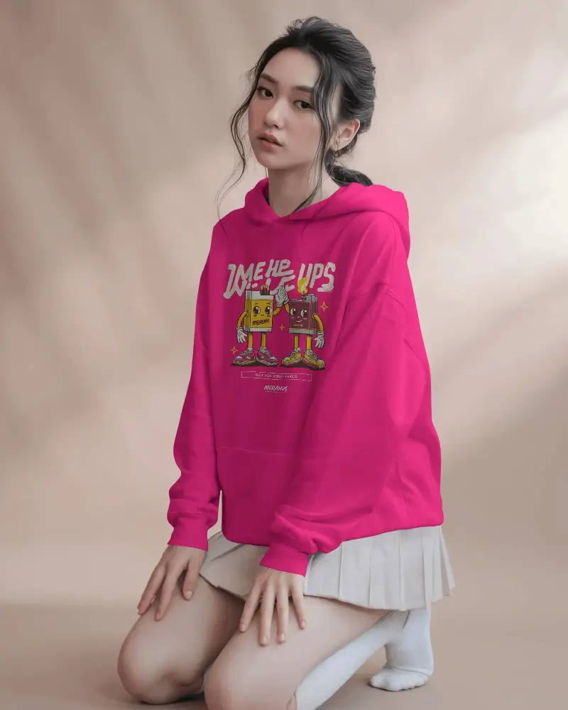 Trendy Minimalist Blank Hoodie Mockup Showing Relaxed Cotton Top For Custom Prints