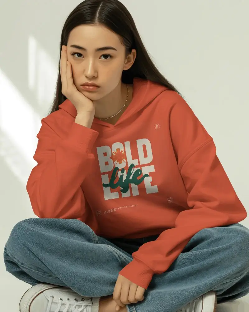 Casual Modern Loungewear Hoodie Mockup For Youth Fashion Forward Everyday Street Style