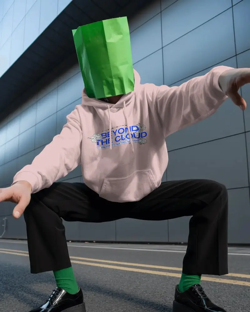 Urban Streetwear Hoodie Mockup For Fashion Brands And Apparel Designers To Showcase