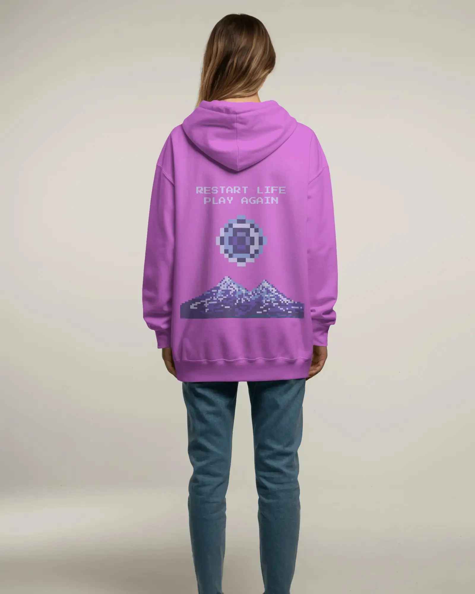 Modern Comfortable Relaxed Fit Hoodie Mockup Casual Wear Durable Soft Fabric For All Day Comfort