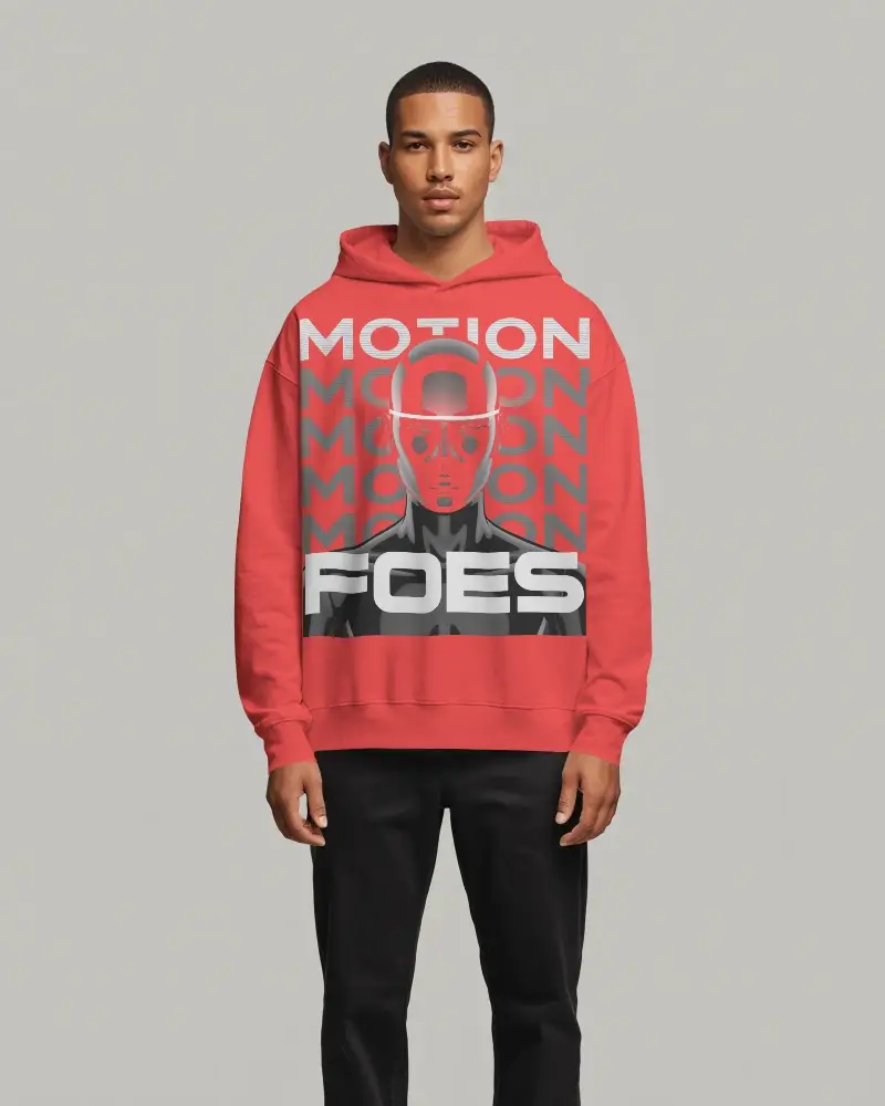 Stylish Urban Hoodie Mockup For Men Front View Minimalist Fashion Apparel Presentation