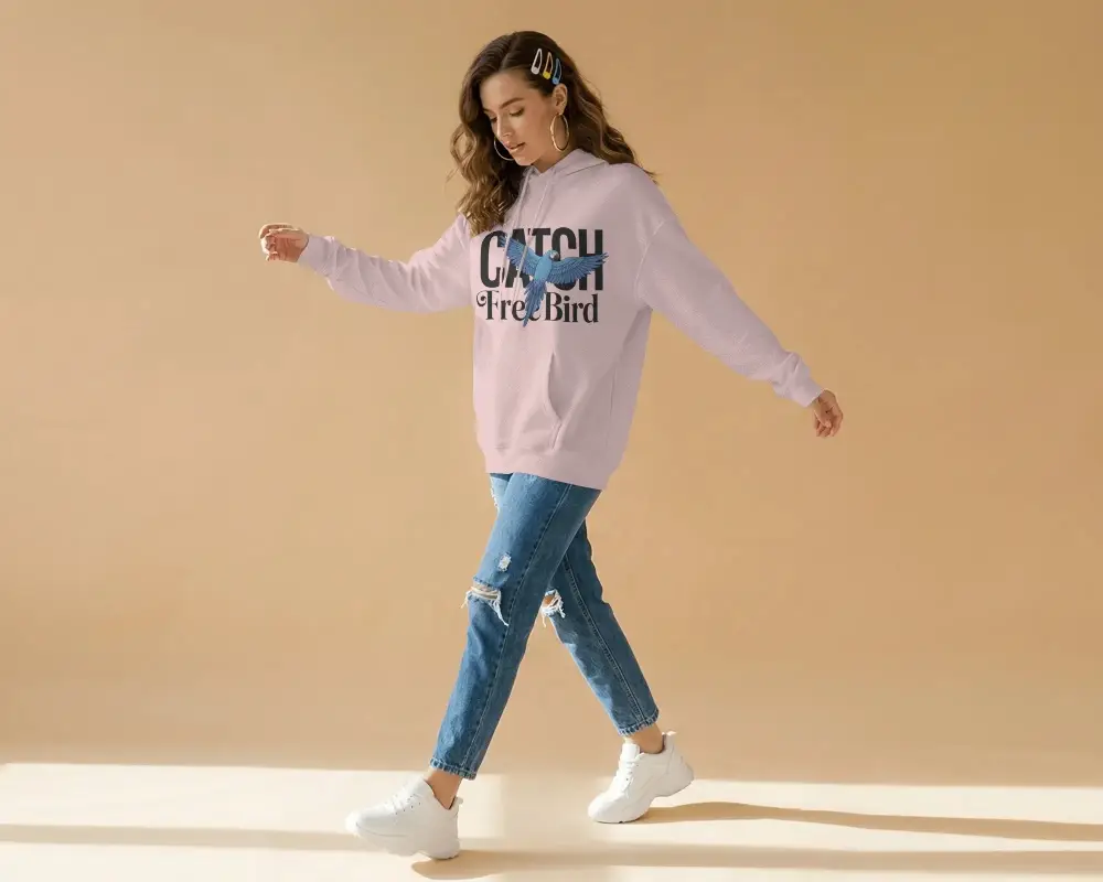 Versatile Unisex Hoodie Mockup With Ribbed Cuffs And Hem For A Snug And Trendy Look Anytime