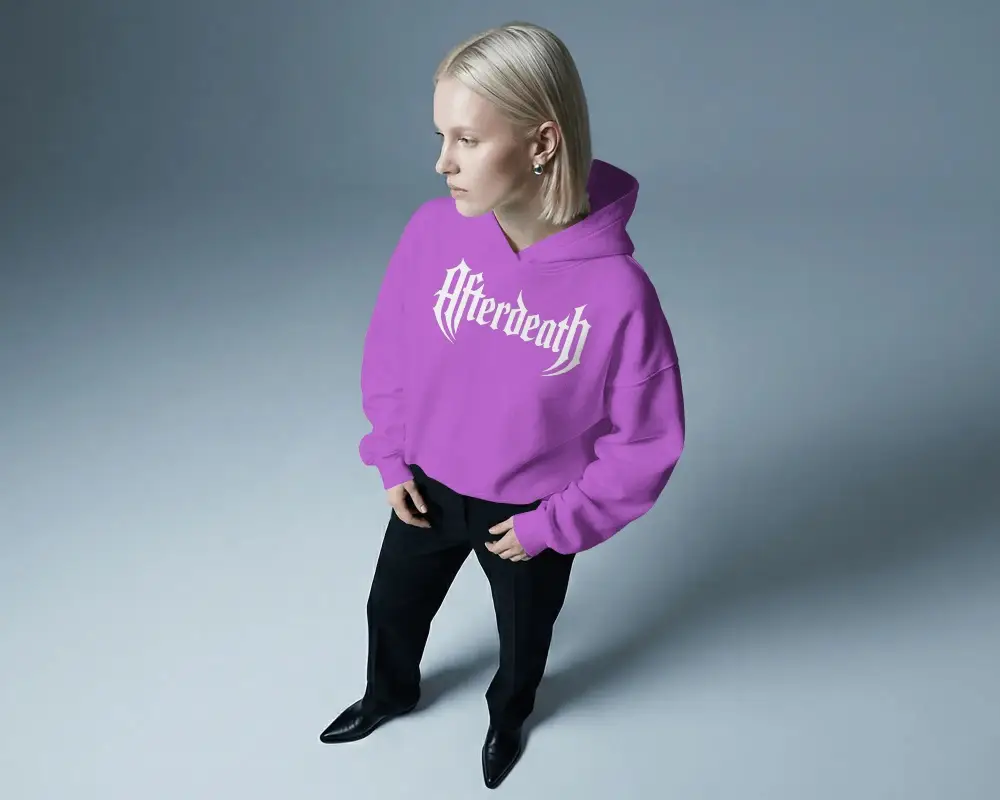 Cozy Minimalist Oversized Hoodie Mockup Relaxed Fit For Unisex Streetwear Style