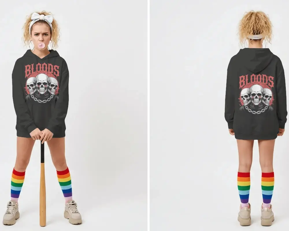 Trendy Minimalist Plain Hoodie Mockup Pouch Pocket And Adjustable Hood Casual Wear