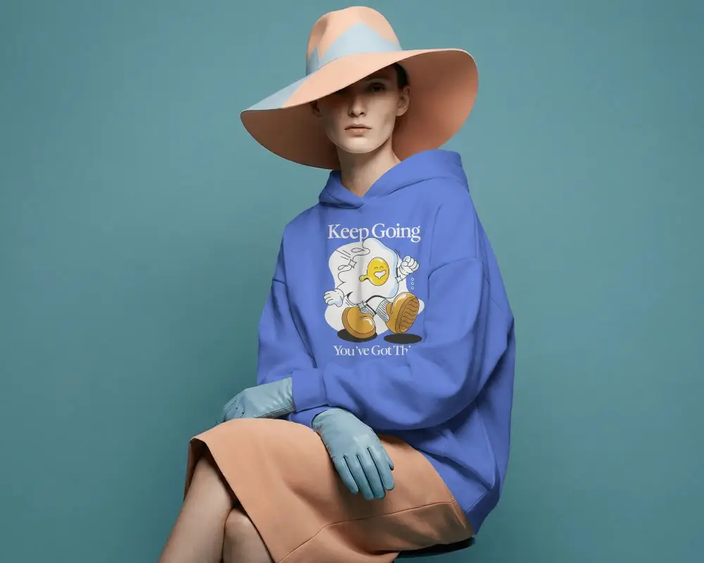 High Quality Fashion Hoodie Mockup With Unique Aesthetic Ideal For Ecommerce And Marketing