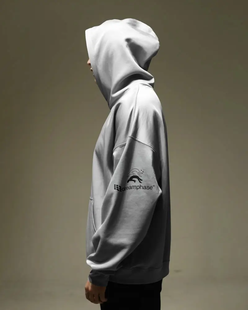 Side View Soft Fabric Hoodie Mockup Ideal For Showcasing Your Brand Or Custom Prints