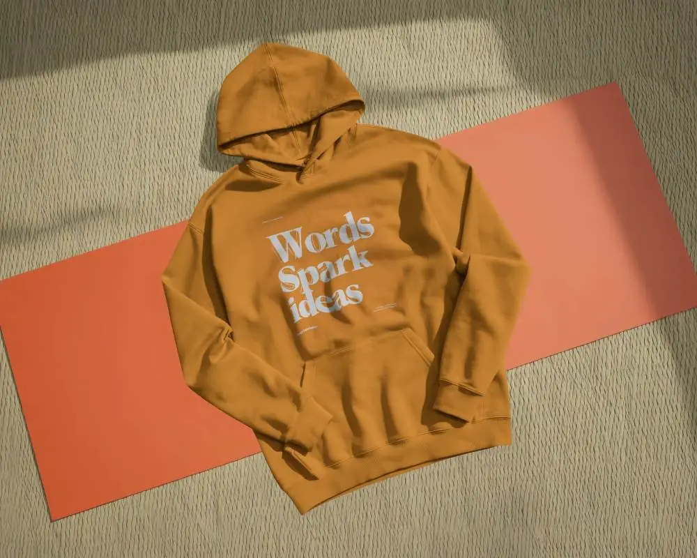 Lightweight Comfortable Hoodie Mockup For Apparel Brands And Fashion Designers