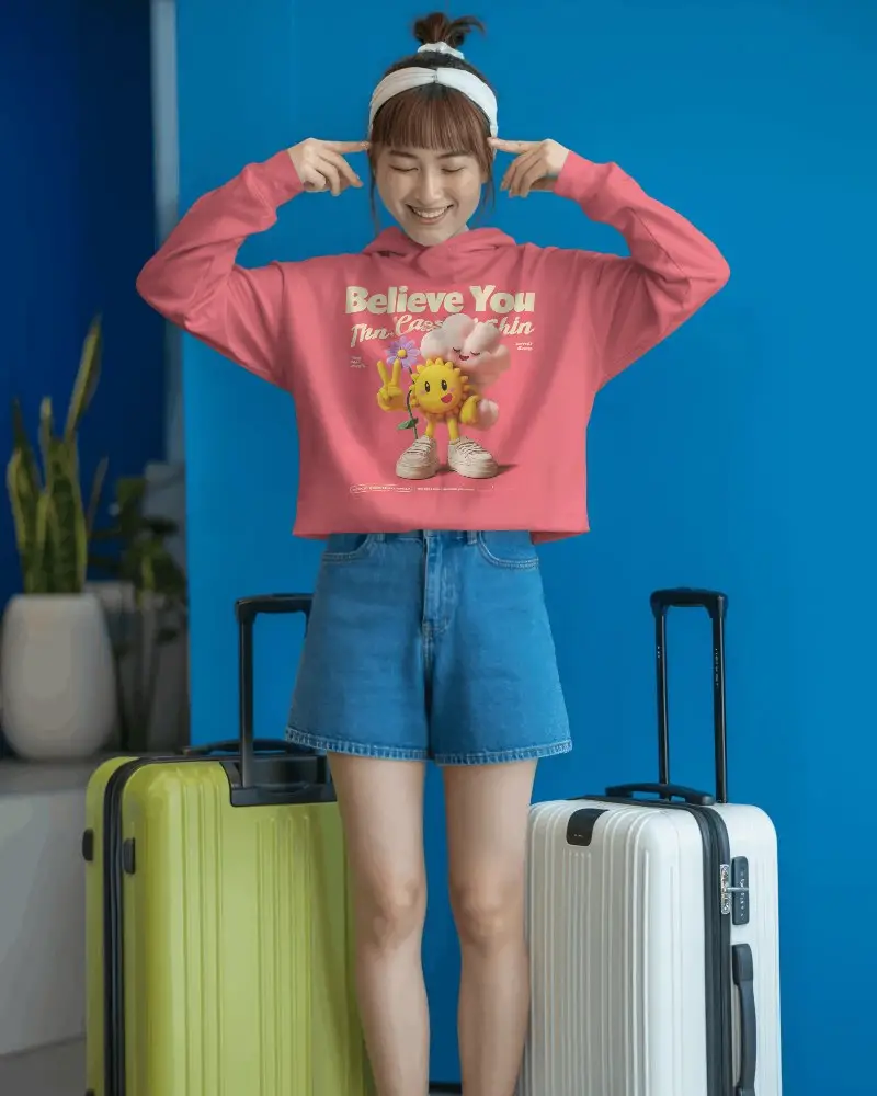 Versatile Minimalist Hoodie Mockup Designed For Effortless Streetwear Look And Travel Comfort