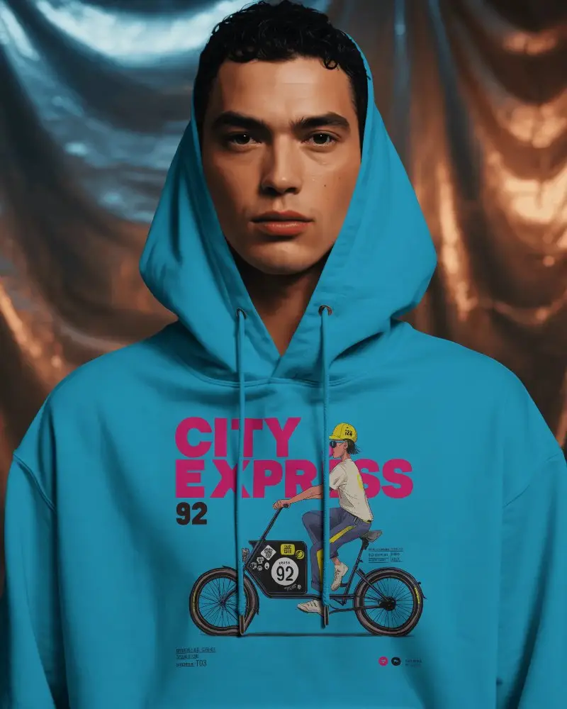 Stylish Comfortable Hoodie Mockup For Men Modern Casual Wear With Hood And Drawstring Design