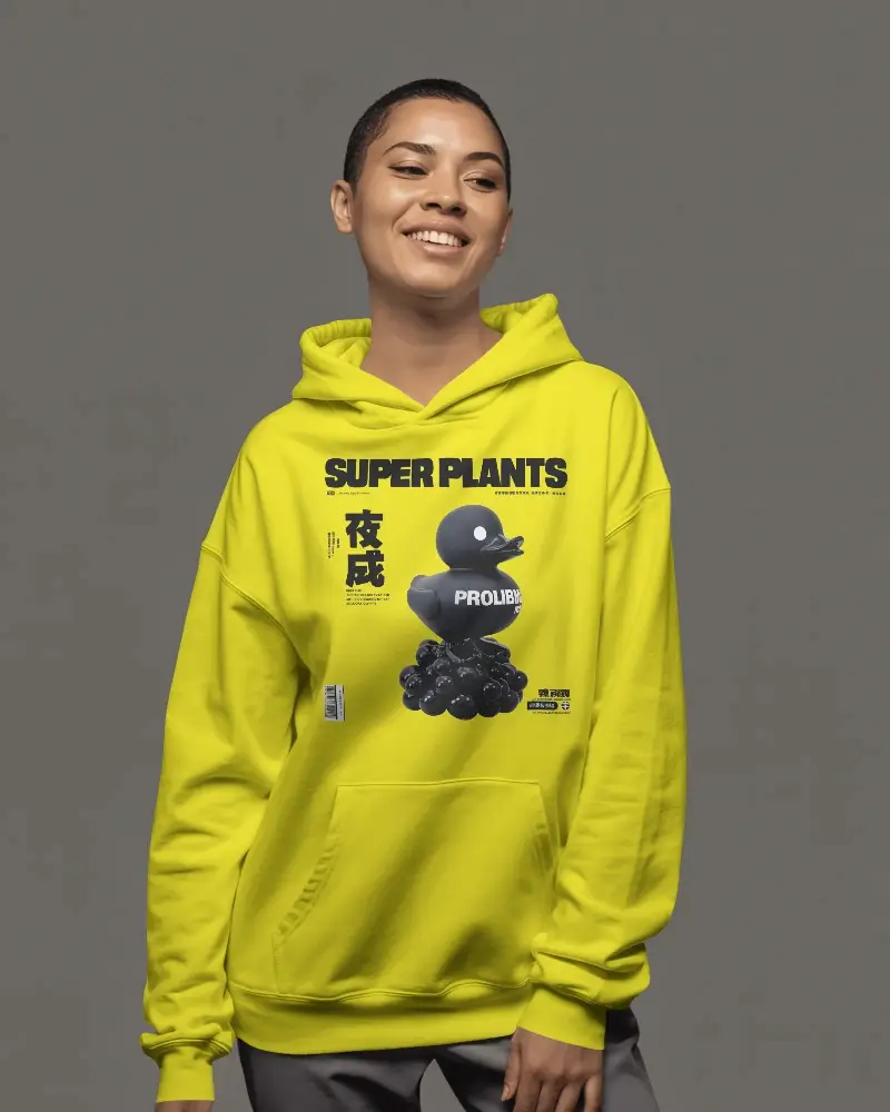 Comfortable Relaxed Fit Hoodie Mockup With Front Pocket And Hood For Casual Everyday Wear