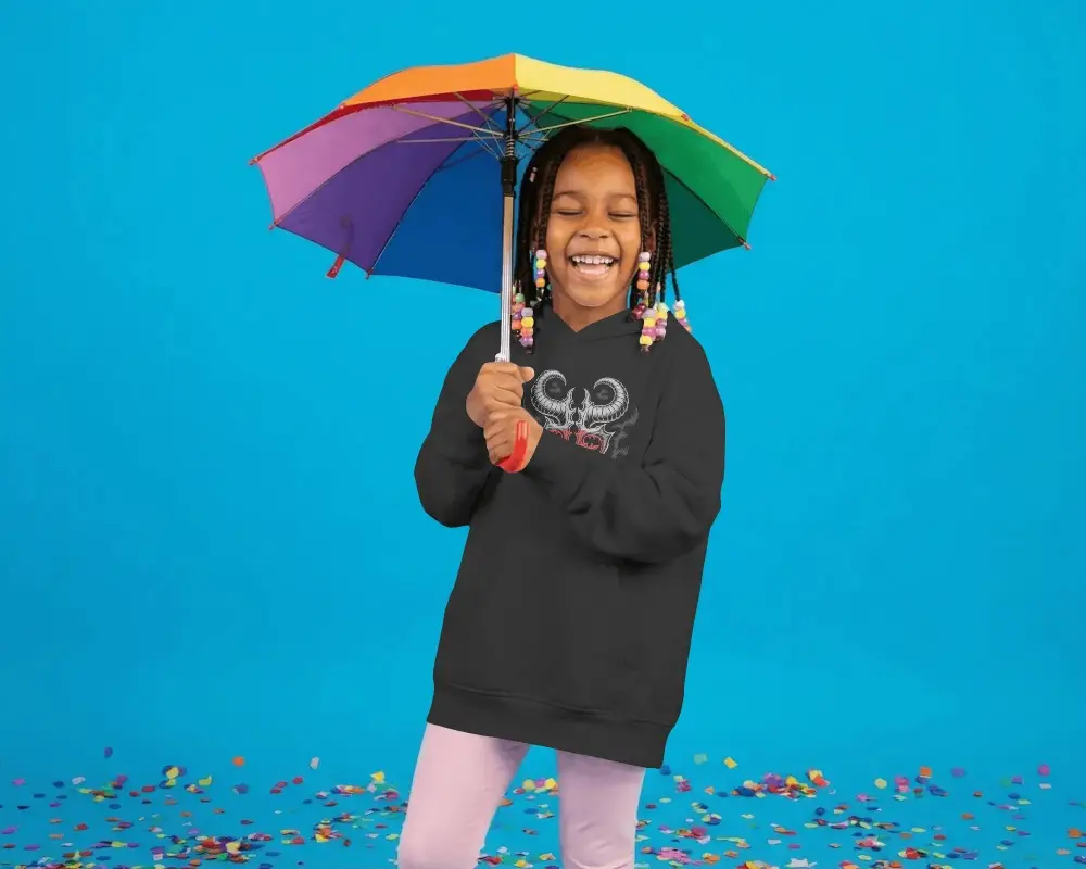 Kids Comfy Hoodie Mockup For Perfect Casual And Playful Childrens Apparel Design Presentations